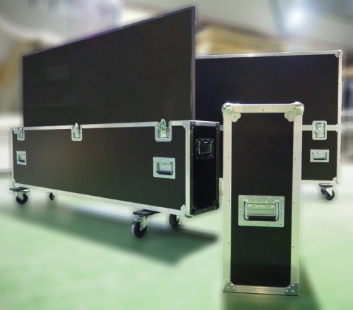 FLIGHTCASE PARA 2 PANTALLAS DE 75"