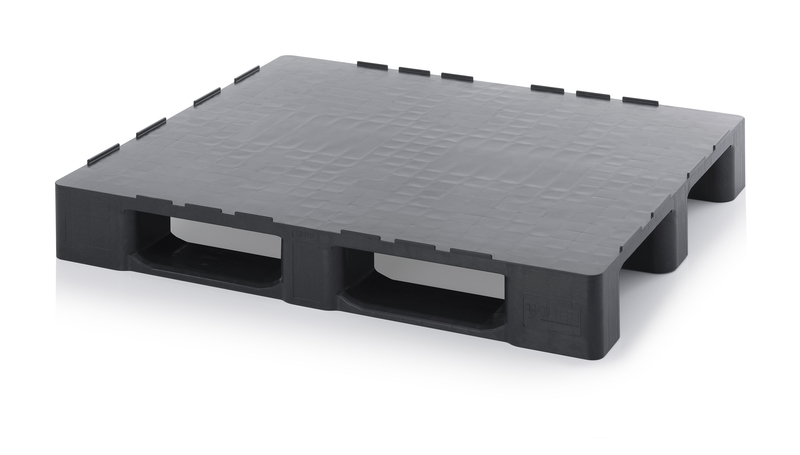 Palet para sala blanca material regenerado con borde de seguridad